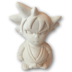 Goku en cerámica para pintar